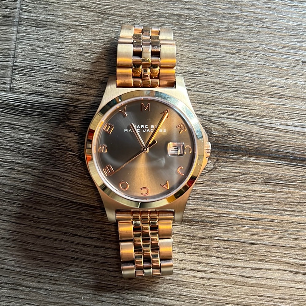 Rose Gold Marc By Marc Jacobs Watch